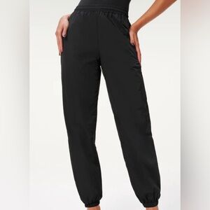 Black Good American boyfriend shine pant size 2